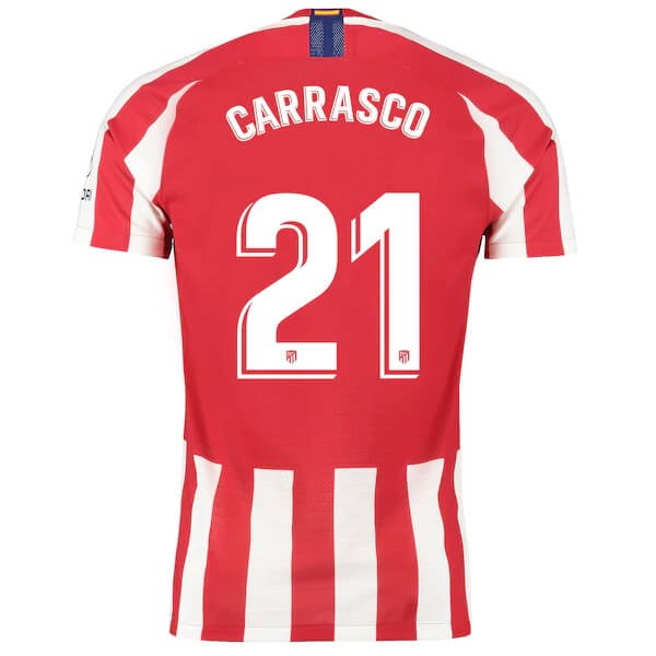 Tailandia Camiseta Atletico Madrid NO.21 Carrasco 2019-20 Rojo